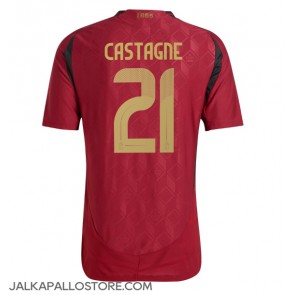 Belgia Timothy Castagne #21 Kotipaita EM-Kisat 2024 Lyhythihainen